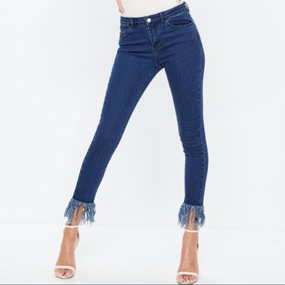 Missguided Anarchy Mid Rise Skinny Jeans
